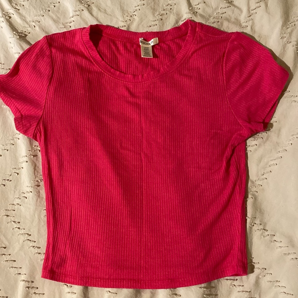 Pink Crop Top
